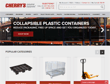 Tablet Screenshot of material-handling.com